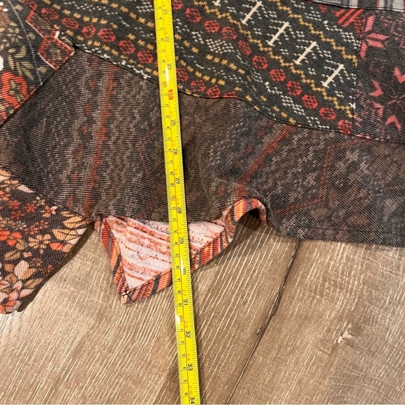 Sacred Threads Skirt Women Kerchief Hem Boho Western Hippy Midrise Long … - Picture 6 of 8